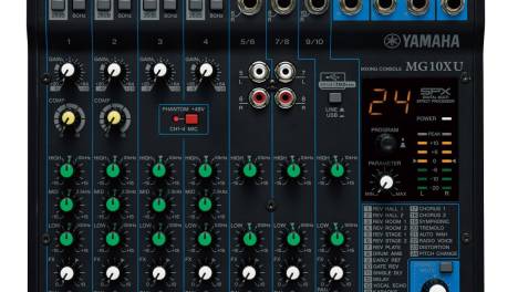 yamaha雅马哈 mg10xu 10路调音台控制带效果乐队舞台演出扩声模拟调音台