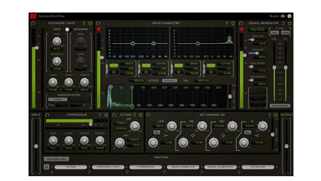 solid state logic ssl harrison drumflow   ssl drumstrip bundle