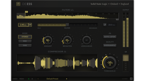 solid state logic ssl deess 齿音消除插件