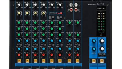 yamaha雅马哈 mg12 12路调音台控制乐队舞台演出扩声模拟调音台