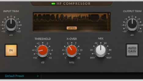 solid state logic ssl fusion hf compressor 立体声高频压缩效果软件